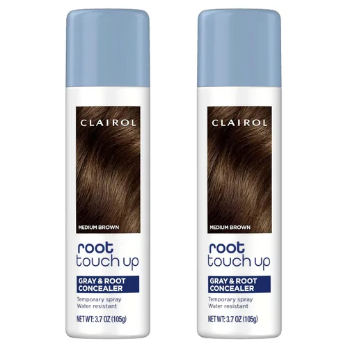 Vista 11 de Clairol Spray de coloración temporal para retoque de raíz, color de cabello negro, paquete de 1 Clairol Root Touch-Up Spray para teñir el cabello