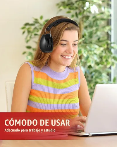 Vista 6 de Copkim Paquete de 12 orejeras de protección auditiva a granel NRR de 28 dB con reducción de ruido, orejeras de protección para los oídos