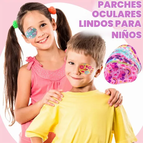 Vista 7 de Panelee 60 Parches Adhesivos para Ojos para Niños, Niñas y Niñas Pequeñas, Parches para Ojos a Granel de Material Transpirable, Algodón que Bloquea