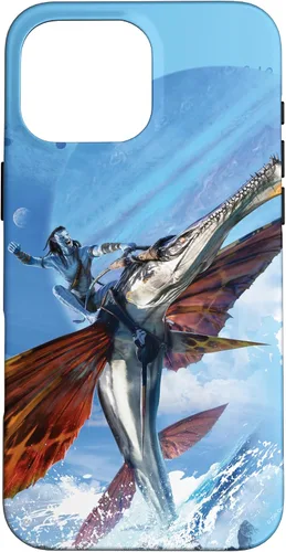 Vista 19 de iPhone 16 Avatar: El camino del agua Jake Sully Riding Skimwing Funda pintada