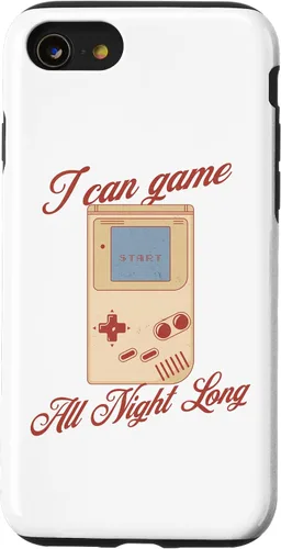 Vista 18 de I Can Game All Night Long Retro Handheld Gamer Case for iPhone 16
