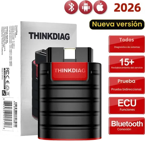 Vista 8 de escáner Bluetooth Thinkdiag OBD2, herramienta de escaneo bidireccional para todos los sistemas, herramientas de diagnóstico de nivel OE