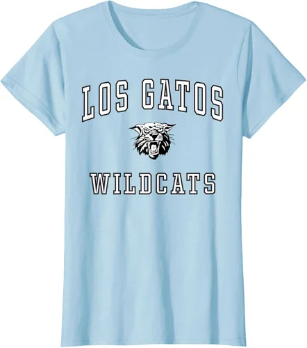 Vista 28 de Camiseta de Los Gatos de la escuela secundaria de Wildcats C1