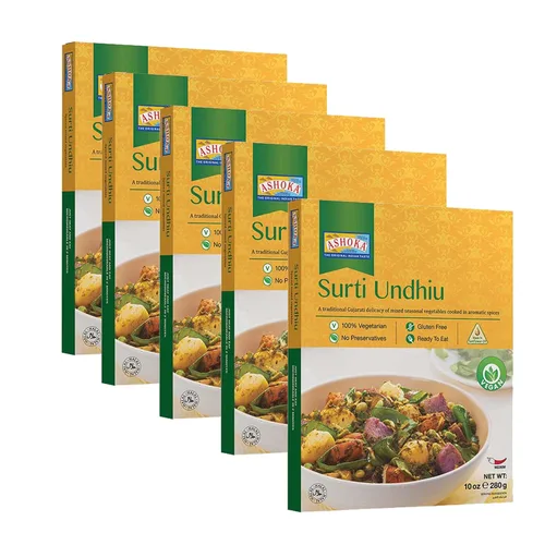 Vista 13 de Ashoka Comidas sin gluten, listas para microondas, veganas con granos negros y frijoles, comidas para calentar y servir, todas naturales Delhi Dal