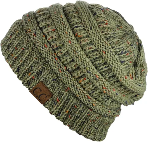 Vista 88 de C.C Trendy Warm Chunky Soft Stretch Cable Knit Beanie