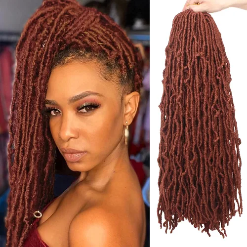 Vista 11 de Extensiones de pelo sintético, estilo diosa, rizado, ondulado, trenzas, pre-rizado, suave, para mujeres