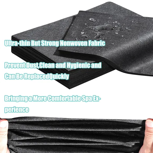 Vista 5 de Sábanas desechables para mesa de masaje, 50 piezas de 31 x 71 pulgadas, impermeables, tela suave no tejida, para mesa de masaje, cubierta de cama