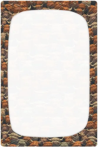 Vista 3 de Fitted Crib Sheets Highland Cows Mini Crib Sheets for Boy & Girl Toddler Mattress Sheets Playard Sheet 21216692
