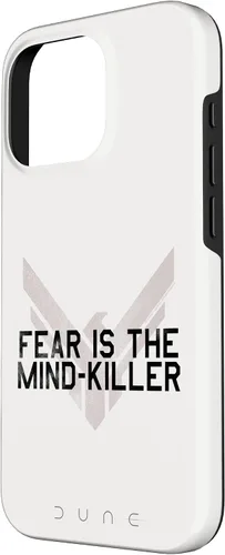 Vista 2 de iPhone 16 Pro Dune (2021) - El miedo es el asesino de la mente - Carcasa blanca Atreides