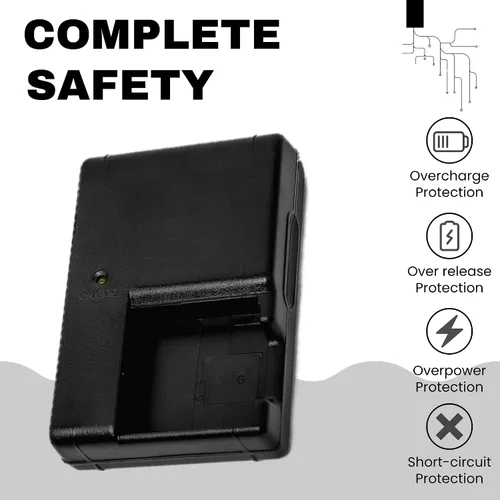 Vista 3 de Cargador de batería NP-BG1 NP-FG1 para Sony: Compatible con BC-CSG BC-CSGB BC-CSGC BC-TRG para Sony Cybershot DSC-H7 DSC-H7/B DSC-H10 DSC-H10/B