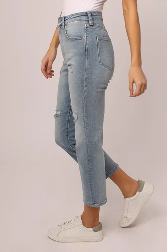Vista 2 de DEAR JOHN Frankie jeans de mujer de pierna recta de tiro alto