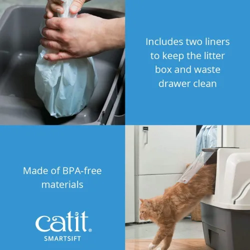 Vista 5 de Caja sanitaria automática para gatos Hagen Catit SmartSift, Bronceado