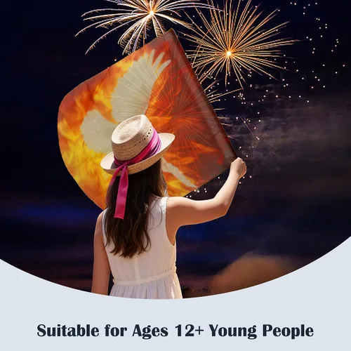 Vista 4 de Juego de 4 banderas de alabanza de 32 pulgadas con varilla escalable para adultos al aire libre, práctica, semicírculo, alabanza, iglesia