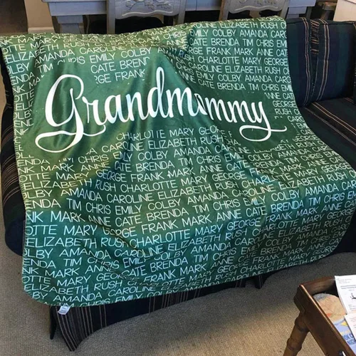 Vista 17 de Manta personalizada con nombre para bebés y adultos, manta personalizada con nombre para el día de la madre, el mejor regalo para mamá, papá, Abuela