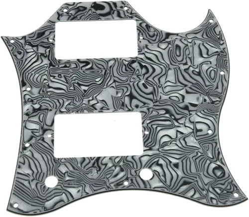 Vista 11 de Golpeador de cara completa para guitarra American Standard SG, compatible con Gibson SG Abalone Pearl de EE. UU