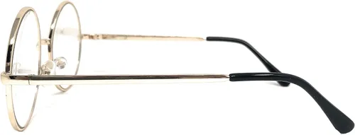 Vista 6 de Gafas de sol redondas retro o gafas transparentes unisex estilo hippie