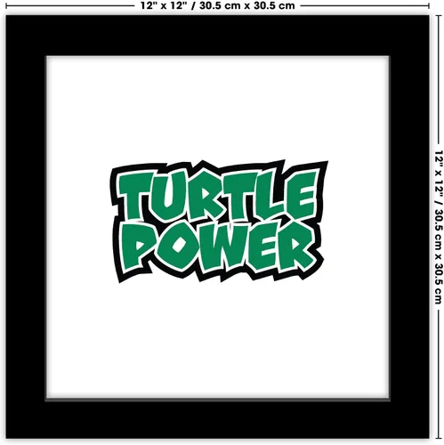 Vista 7 de Trends International Gallery Pops Nickelodeon Teenage Mutant Ninja Turtles - Póster de pared de poder de tortuga, 12 x 12 pulgadas, versión