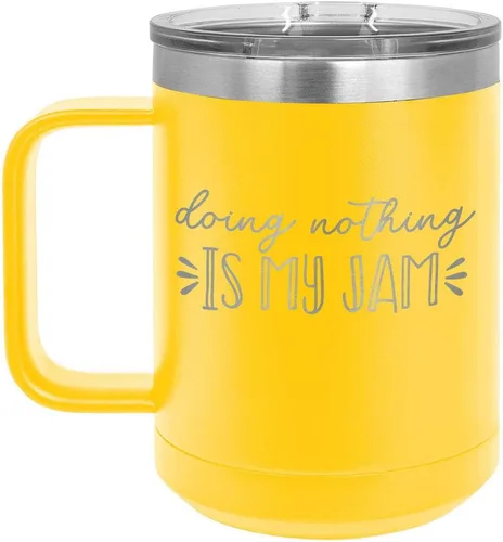 Vista 5 de Taza de café con tapa superior deslizante, con aislamiento de viaje, ideal para regalo de cumpleaños o Navidad de mujeres o hombres Compare
