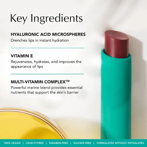Vista 7 de Thrive Causemetics Sheer Strength - Bálsamo labial suave y difuminado, maquillaje diario esencial para mujeres, bálsamo labial ligero y cremoso