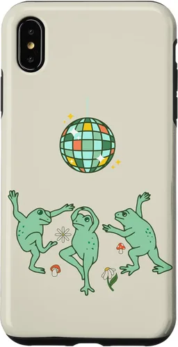 Vista 11 de Funny Frog Disco Dance 70s 80s Groovy Hippie Funky Party Case para iPhone 16