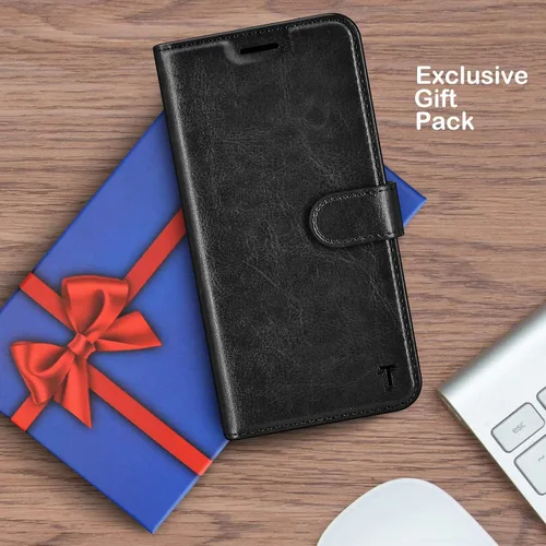 Vista 7 de Tekcoo Funda para Galaxy S20 Plus, funda con bloqueo RFID de alta calidad con ranuras para tarjetas y soporte, color negro