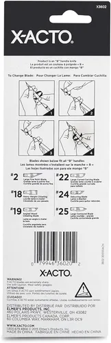 Vista 5 de X-Acto #2 - Cúter con tapa de seguridad, afilado, duradero, cuchillo de precisión, para corte y recorte medianos