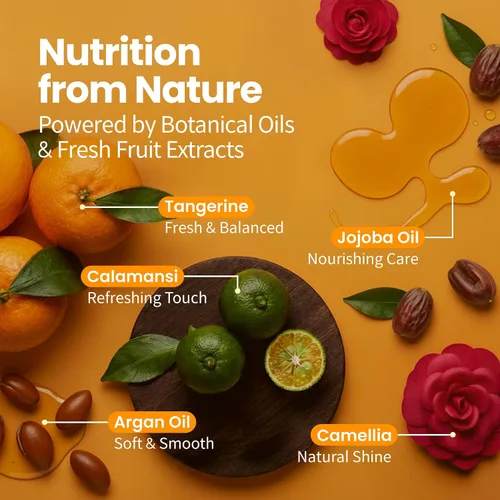 Vista 5 de Barra de champú cítrico Champú sólido todo en uno y gel de baño Aceites cítricos, argán y jojoba Cuidado diario suave, fórmula vegana