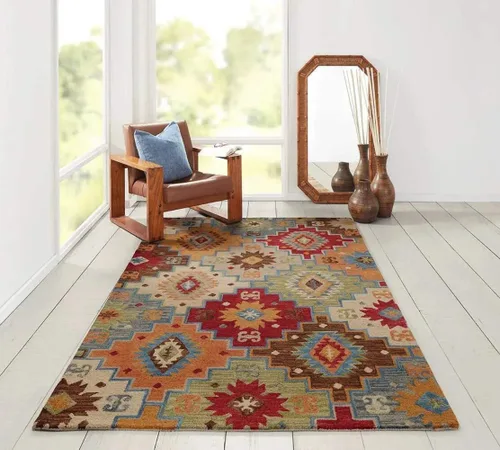 Vista 2 de Momeni Rugs Tangier Collection Alfombra de área, 2'3" x 8'0", alfombra de pasillo, multicolor