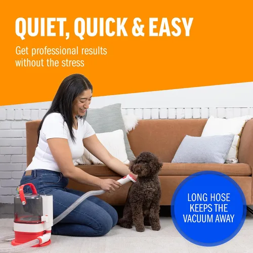 Vista 5 de ChomChom Roller Aspiradora para perros para aseo de pelos – Kit de aseo para perros con cepillo para perros, accesorio para aspiradora de cepillo