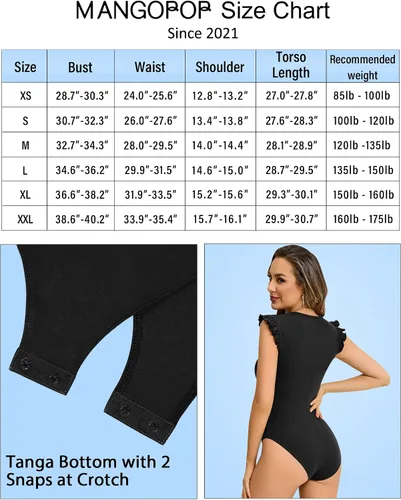 Vista 5 de MANGOPOP Sleeveless Tank Tops Bodysuits for women Mock Turtle Neck Crew Neck Body suit