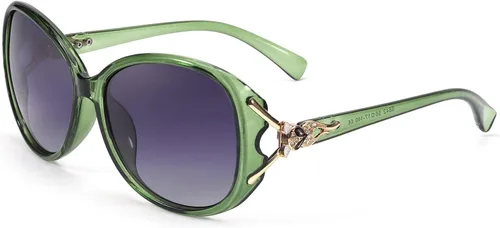 Vista 19 de FIMILU Gafas de sol para mujer, lentes de sol polarizados de gran tamaño, gafas de sol grandes para mujer, protección UV