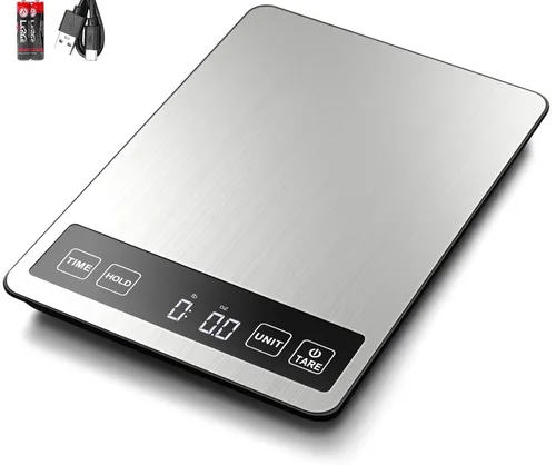 Vista 8 de Fuzion Báscula de alimentos, báscula digital de cocina de 22 lb/0.1 oz, 7