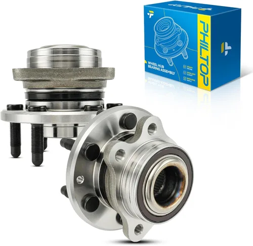 Vista 62 de PHILTOP 512012 x2 Conjunto de cubo de cojinete de rueda trasera para Volkswagen Jetta for 1998-2010 Volkswagen Beetle, 1999-2005 Volkswagen Jetta