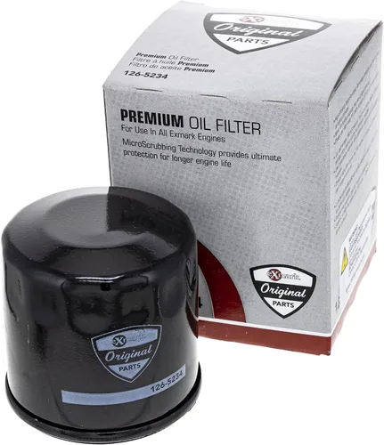 Vista 6 de Kit de aceite de motor Exmark 3 cuartos de galón y filtro Quest Radius E Serie S 135-2566 126-5234