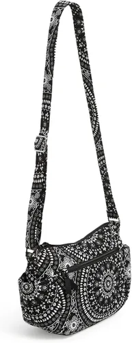 Vista 2 de Vera Bradley Bolso cruzado de algodón para mujer Falling Flowers