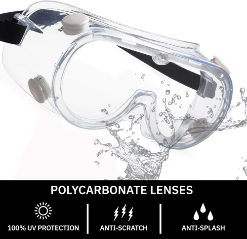 Vista 4 de Gafas protectoras de seguridad antivaho Gamma Ray, paquete de 5