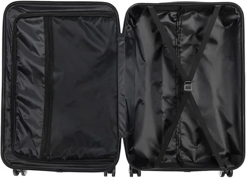 Vista 5 de Juego de equipaje de 3 piezas – Maletas con ruedas giratorias multidireccionales – Bolsa de viaje Maleta ABS con bloqueo TSA – Maletas de carcasa
