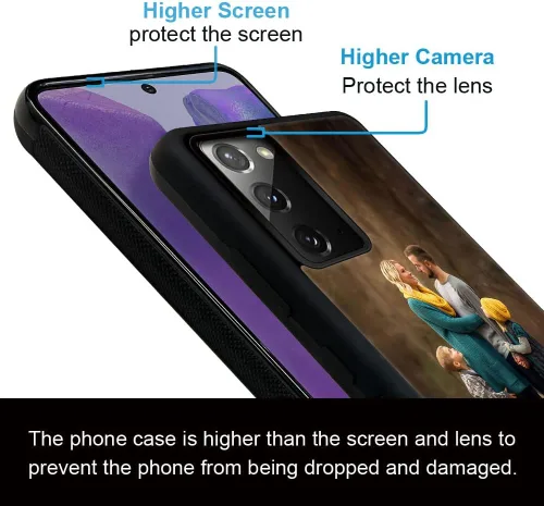Vista 4 de DAIZAG Funda personalizada con foto personalizada para Samsung Galaxy A12 4G A13 A53 A71 Retro Case