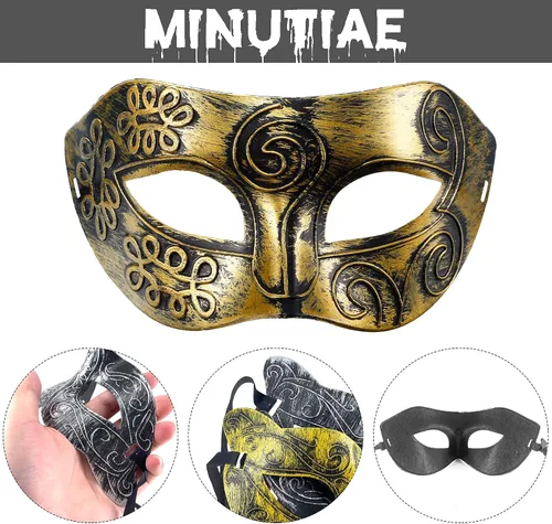 Vista 3 de Jungobiu 8 máscaras unisex retro de máscaras máscaras venecianas antiguas máscaras venecianas fiesta de Halloween accesorio de fiesta de disfraces