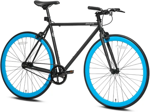 Vista 9 de AVASTA Single-Speed Fixed Gear Fixie Bike, Flip Flop Hub Urban Commuter Bicycle, 50/54/58cm Frame, Multiple