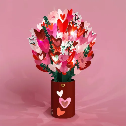 Vista 29 de Lovepop Ramo de Flores de Papel Desenfundable de Todos los Días para Ella y Él - Tarjetas de Felicitación 3D para Niños, Niñas, Hombres, Mujeres