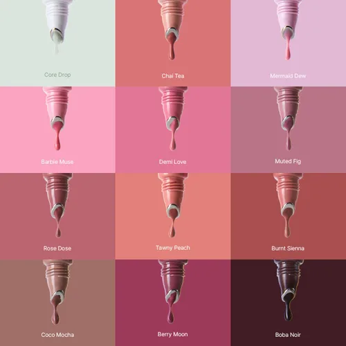 Vista 5 de LIP-PRESSION Metal Serum Gloss Brillo de labios coreano (Boba Noir)