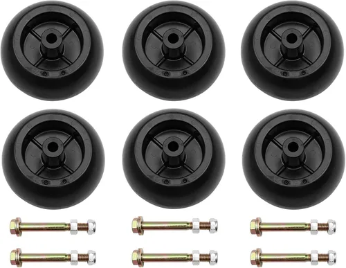 Vista 7 de Juego de 4 ruedas para cortacésped para cortacésped, compatible con Hustler 788166 31997 Rotary 13445 MTD John Deere y más modelos