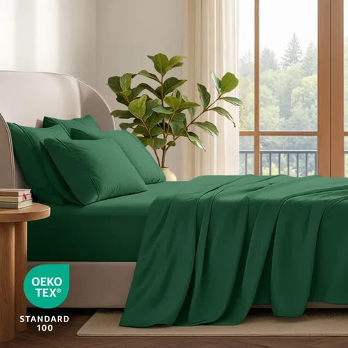 Vista 61 de Bare Home Sheet Set 1800 Ultra-Soft with 2 Pillowcases (Twin XL, Dark Blue)