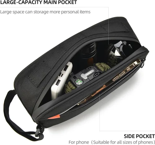 Vista 3 de Bolsa de Manillar de Bicicleta Profesional Impermeable Bolsa Frontal de Barra Transversal de Bicicleta Cesta de Bicicleta Bolsas de Marco