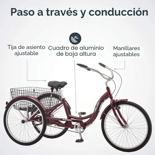 Vista 2 de Schwinn Meridian Cereza Negra