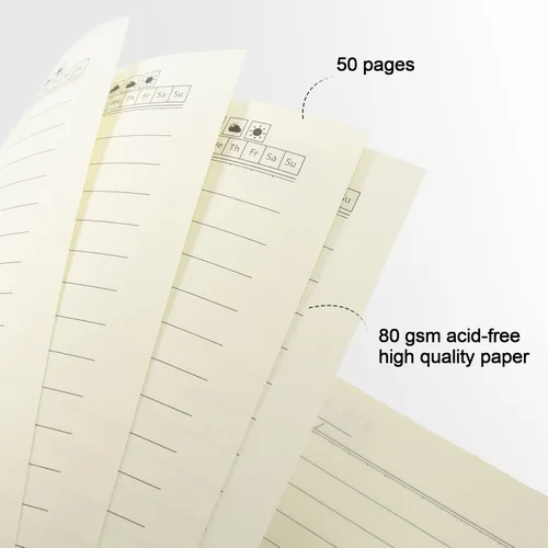 Vista 5 de Epakh Paquete de 22 Cuadernos Espirales A5 con Cubierta Kraft, Cuaderno de Diario Espiral de Tapa Dura de Regreso a la Escuela 5.5 x 8.3 Pulgadas