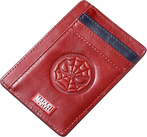 Vista 6 de IRON SPIDER Cartera, monocapa, doble pliegue, Araña roja, Marvel Hero