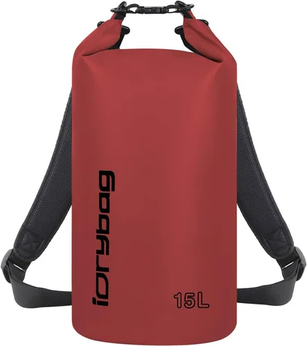 Vista 12 de IDRYBAG Bolsa seca para kayak impermeable 2L/5L/10L/15L/20L, pequeña bolsa impermeable para navegación