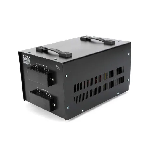 Vista 3 de Transformador convertidor de voltaje de 5000 vatios, convertidor de voltaje elevador y reductor de alta resistencia, 110V/220V, protección